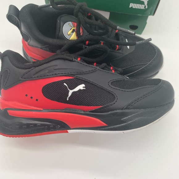 Little Kids Puma RS-Fast Red and Black - Picture 7 of 13